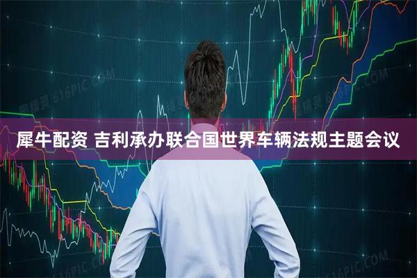 犀牛配资 吉利承办联合国世界车辆法规主题会议